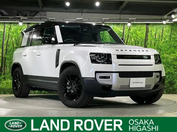 Land Rover Defender 110 S 3.0L D350 Diesel Turbo 4WD Certified Used Car Air Suspension Front Seat Heater Adaptive Cruise Blind Spot Monitor Black Pack Wireless Device Charging Genuine 19-inch Aluminum Alloy Wheels Surround Camera Leather Seats (Fuji White (Solid))