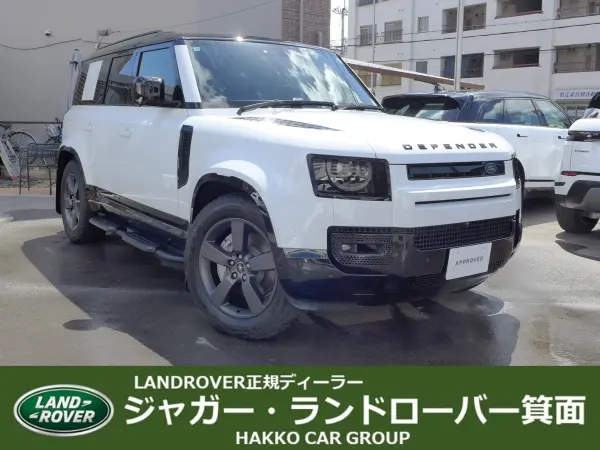 Land Rover Defender 110 X Dynamic HSE 3.0L D350 Diesel Turbo 4WD Certified Used Car 1 Owner MERIDIAN Air Suspension Panoramic Sliding Roof Seat Heater (F/R) & Seat Cooler (F) M Power Window Seat Side Step 360 Camera Mud Flap Genuine Drive Recorder Rear Compressor 20AW (Fuji White)