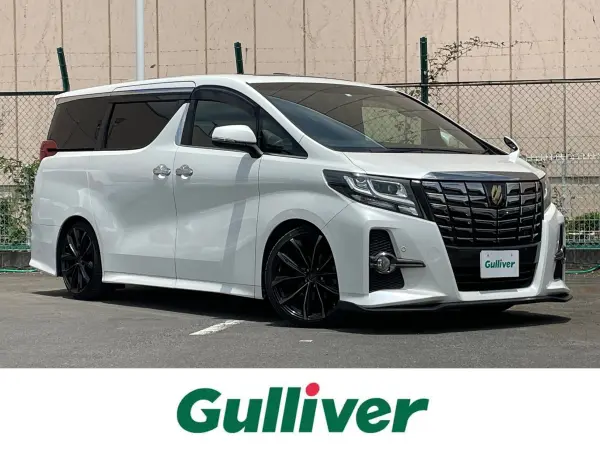 Toyota Alphard 2.5 S A Package Type Black Twin Sunroof Alpine 11-inch Navigation TV Bluetooth 12.8-inch Rear Seat Monitor Silk Blaze Front Lip Spoiler Radar Cruise Dual Power Sliding Doors Power Tailgate Clearance Sonar (White Pearl)