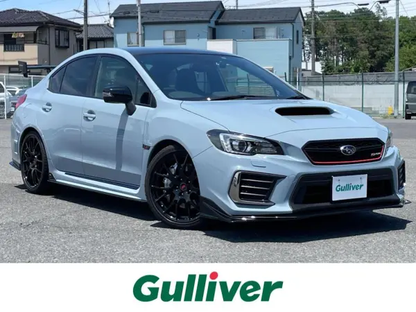 Subaru WRX STI 2.0 S208 NBR Challenge Package Carbon Rear Wing 4WD Limited 350 Units One Owner STI Side & Rear Side Genuine Carbon Roof Genuine Carbon Rear Wing Exclusive BBS 19-inch AW Genuine Brembo Genuine Recaro Leather Seat A-Safety PKG Carrozzeria SD Navi/Full-Seg TV (Cool Gray Khaki)