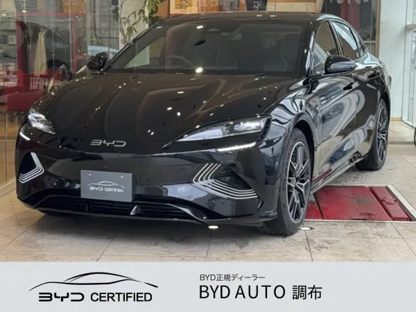 BYD Seal AWD - Company Test Vehicle / RWD Model / BYD Certified Used Car / Adaptive Cruise Control / 360° Camera / Collision Mitigation Brake / Apple CarPlay / Android Auto / Seat Heater / Ventilation / Glass Roof / Electric Sunshade (Cosmos Black)