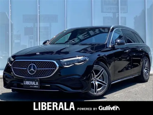 Mercedes-Benz E-Class Wagon E200 Avantgarde AMG Line Package (ISG equipped model) MP202501 AMG Line Package Advanced Package Leather Exclusive Package Panoramic Sliding Roof Non-smoking Vehicle Drive Recorder ACC LKA BSM Warranty (Obsidian Black)