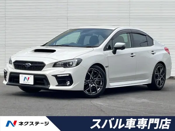 Subaru WRX S4 2.0GT EyeSight 4WD Late Model Safety Plus Genuine 8-inch Navigation Front/Side/Back Camera Drive Recorder ETC LED Accessory Liner STI Tower Bar Seat Heater Power Seat 18-inch Alloy Wheel (Crystal White Pearl)