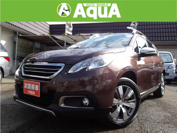 Peugeot 2008 Cielo Glass Roof Paddle Shift Half Leather Seat Navigation Full Seg TV Bluetooth Backup Camera ETC Keyless Auto Cruise Back Sonar 16-inch AW (Makaha Brown)