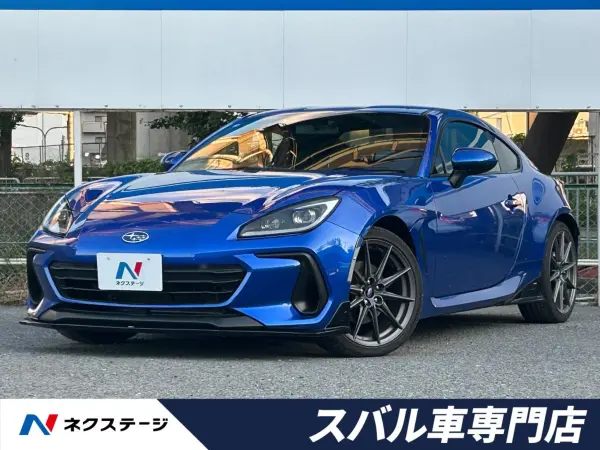 Subaru BRZ 2.4 S STI Aero Package Trunk Spoiler Genuine 9-inch SD Navigation Backup Camera ETC Drive Recorder Non-Smoking Vehicle Half Leather Seats Seat Heater LED Headlights Genuine 18-inch Alloy (WR Blue Pearl)