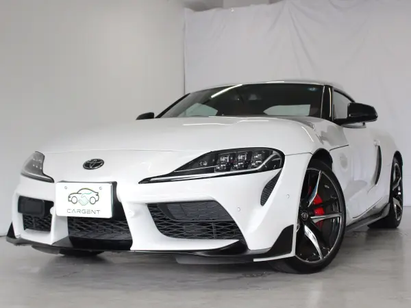 Toyota Supra 3.0 RZ CS Certified 5-Point / Red x Black Seat / Carbon Interior Panel / JBL Sound / HUD / Radar Cruise Control / Collision Mitigation / Lane Keep / Blind Spot Monitor / Seat Heater / Backup Camera / 19-inch AW / Paddle Shift / LED Headlight (White Metallic) — 2020, 21,000km, for sale in Kenya