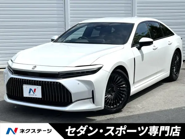 Toyota Crown 2.5 Z Hybrid One Owner Non-Smoker Black Package Digital Inner Mirror Genuine 12.3-inch Display Audio Around View Camera Brown Leather Memory Power Seat Seat Ventilation Sputtering 20AW (Precious White Pearl)