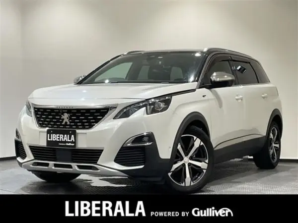 Peugeot 5008 GT BlueHDi Diesel Turbo First Class Package Front Seat Heater Panoramic Sunroof 360° Vision Intelligent High Beam Active Cruise Control Apple CarPlay Android Auto Lane Keeping Assist (Pearl White KWE)