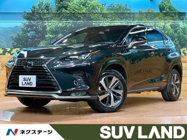 Lexus NX300h Spice & Chic Non-Smoking Sunroof 10-inch Navigation Panoramic View Monitor Blind Spot Monitor Power Back Door Seat Ventilation Steering Heater ETC LED Headlights Paddle Shift Bluetooth Playback Full-Seg (Graphite Black Glass Flake)