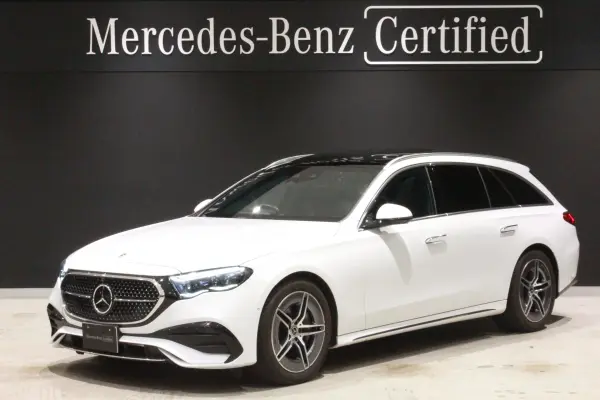 Mercedes-Benz E-Class Wagon E220 d Avantgarde AMG Line Package (ISG equipped model) Diesel Turbo MP202401 Certified Used Car Warranty 2 Years AMG Line Package Digital Interior Package Leather Exclusive Package Advanced Package Panoramic Sliding Roof MBUX Superscreen 360° Camera (Opalite White)
