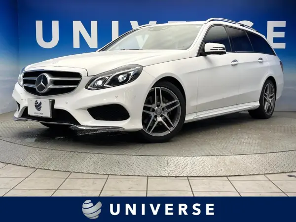Mercedes-Benz E-Class Wagon E250 Avantgarde Late Model Basic PKG/Leather Seat Set All Seat Heater Surround View Camera Radar Safety PKG Genuine 18-inch AMG AW LED Headlight Power Back Door Digital TV Non-Smoking Vehicle (Diamond White (M))