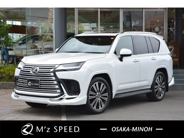 Lexus LX600 4WD Modellista Advanced Luxury Package Front/Rear Drive Recorder 22-inch Forged Aluminum Wheels Rear Entertainment System Leather Seats Head-Up Display Cool Box Sunroof (Sonic Quartz)