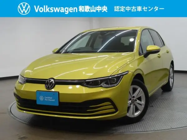 Volkswagen Golf eTSI Active VW Certified Used Car Genuine Navigation Option Technology Package Backup Camera Blind Spot Monitor LED Headlights Bluetooth ETC2.0 Spare Key Genuine Alloy Wheels (Yellow)
