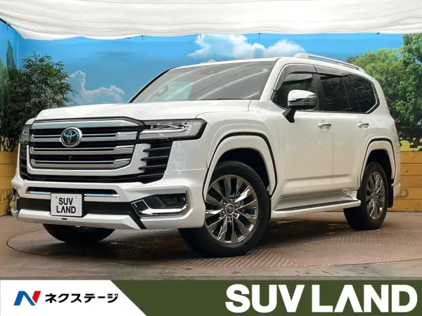 Toyota Land Cruiser 300 3.5 ZX 4WD Modellista Aero Sunroof Rear Seat Entertainment System Non-Smoking Vehicle JBL Sound System Genuine 12.3-inch Navigation Panoramic View Monitor Color Head-Up Display Drive Recorder (Precious White Pearl)
