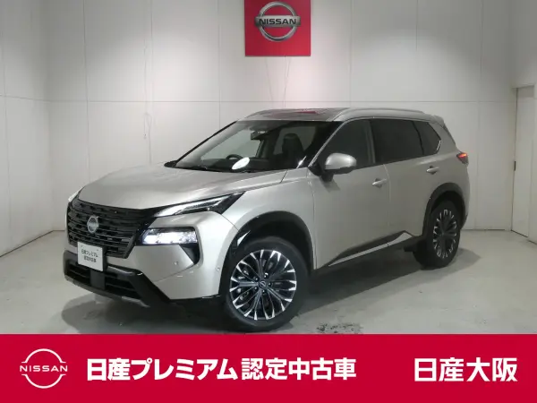 Nissan X-Trail 1.5 G e-4ORCE 4WD ProPilot, Panoramic Glass Roof, Nappa Leather Seats, Collision Mitigation Brake, Full-Seg TV with Factory Navigation, Around View Monitor (Gold)