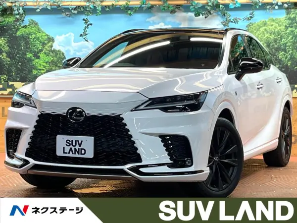 Lexus RX 500h F Sport Performance 4WD Non-Smoking 4WD Sunroof Genuine 14-inch Navigation Around-View Camera Radar Cruise Digital Mirror Blind Spot Monitor Power Rear Gate Power Seat Seat Heater/Ventilation Red Leather Seat Triple-Beam Headlight (White Nova Glass Flake)