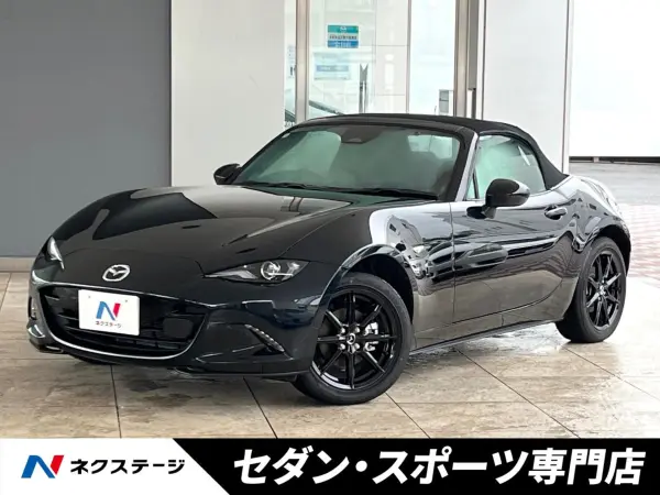 Mazda Roadster 1.5 S Special Package MT Touring Package Back Camera Radar Cruise Non-Smoking Corner Sensor Smart Key LED Head Built-in ETC Genuine 16-inch Alloy Auto High Beam Auto Light Dual Air Conditioner (Jet Black Mica)