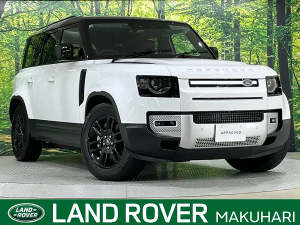 Land Rover Defender 110 S 3.0L D350 Diesel Turbo 4WD Certified Used Car Black Contrast Roof Front Seat Heater Adaptive Cruise Control Genuine 19-inch Alloy Wheels Air Suspension Household Power Socket LED Headlights (Fuji White (Solid))
