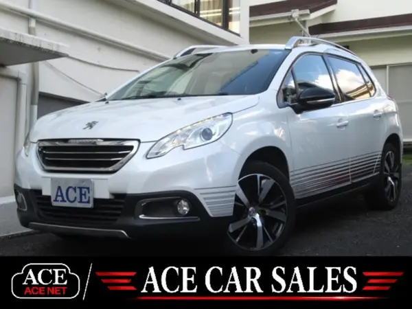 Peugeot 2008 Cross City Late Turbo Engine Aisin 6AT Navigation Full-Seg TV Bluetooth ETC Back Sonar Grip Control Half Leather Seat Seat Heater Auto Light 17inch AW All Plans Include 2-Year Inspection (Pearl White)