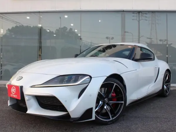 Toyota Supra 3.0 RZ One Owner Genuine 19-inch Alloy Genuine Navigation TV Backup Camera Front/Rear Dashcam Black Leather Seat HUD BSM JBL Sound Power Seat ETC (White)