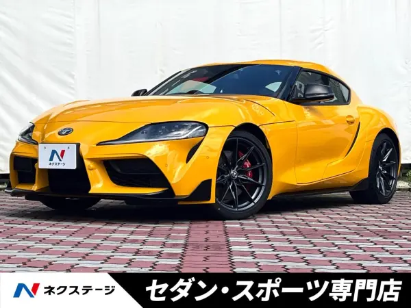 Toyota Supra 3.0 RZ DB06 6MT Turbo 387hp Optional Body Color Non-Smoker Genuine 19-inch AW Brembo Calipers JBL Sound Backup Camera Pre-Crash Safety Radar Cruise ETC (Lightning Yellow)