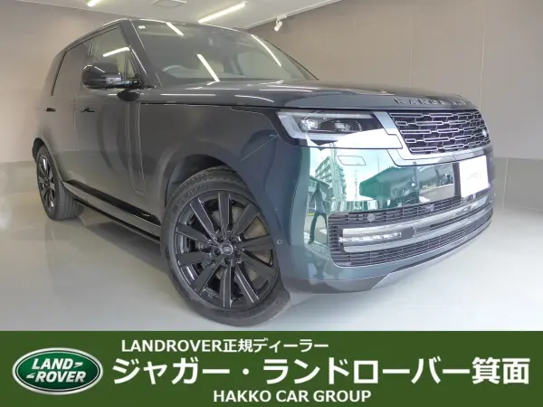 Land Rover Range Rover Autobiography 3.0L P550e Standard Wheelbase 4WD Certified Used Car Shadow Exterior Pack Sliding Panoramic Roof Power Step Seat Heater & Cooler (F/R) Massage (F) Meridian Signature HUD Digital Mirror Genuine Drive Recorder Black Caliper 22AW (British Racing Green)