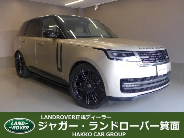 Land Rover Range Rover Autobiography 4.4L P530 Standard Wheelbase 4WD Certified Used Car Shadow P Sliding Panoramic Roof Cold Climate P Electric Step Console Cooler MERIDIAN Signature Seat Heater & Cooler (F/R) Massage (F) Digital Mirror Genuine Drive Recorder 23AW (Batumi Gold)