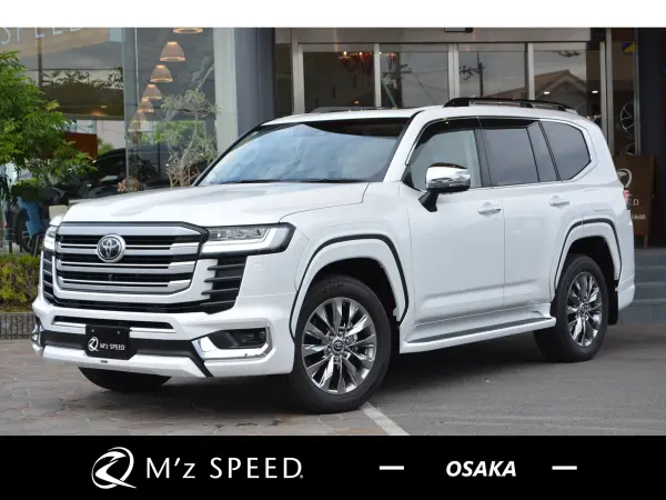 Toyota Land Cruiser 300 3.5 ZX 4WD Modellista Aero Roof Rail Cool Box Rear Entertainment System JBL Premium Sound ETC2.0 Panoramic View Monitor Black Roof Rail Sunroof (Precious White Pearl) — 2024, 1,000km, for sale in Kenya