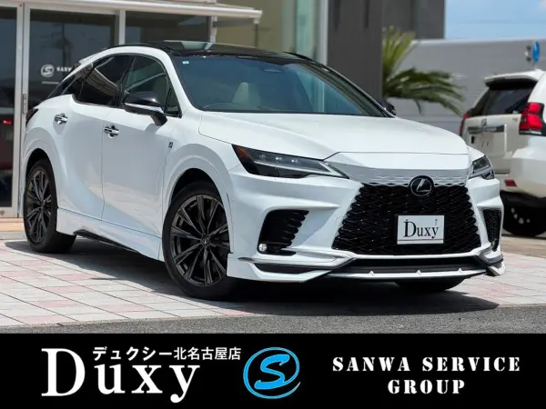 Lexus RX350 F Sport 4WD TRD Aero (F/S/R/Muffler) Gorgon Security White Leather Panoramic Roof Radiant Heater Digital Inner Mirror Rear Power Seats Cold Spec Drive Recorder LEXUS Teammate Genuine 21-inch AW (White Nova Glass Flake) — 2025, 9,000km, for sale in Kenya