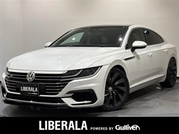 Volkswagen Arteon TSI 4Motion R-Line Advance 4WD Luxury Package DYNAUDIO Premium Sound Electric Panoramic Sliding Roof Full-Seg TV Bluetooth Apple CarPlay Android Auto All-In Safety Seat Heaters Front and Rear Drive Recorder (Oryx White Pearl Effect) — 2019, 42,000km, for sale in Kenya